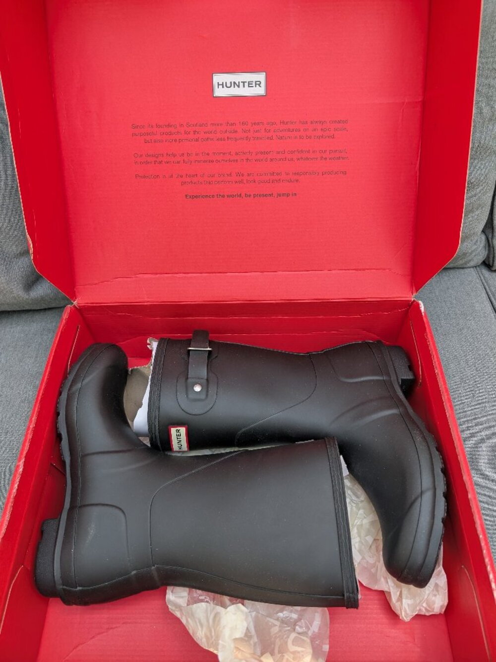 Women's sz8 Hunter rainboots
